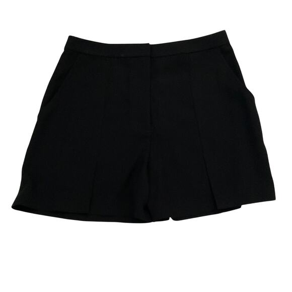 T Alexander Wang Pleated Front Black Dressy Shorts - Size 8 - Picture 1 of 11